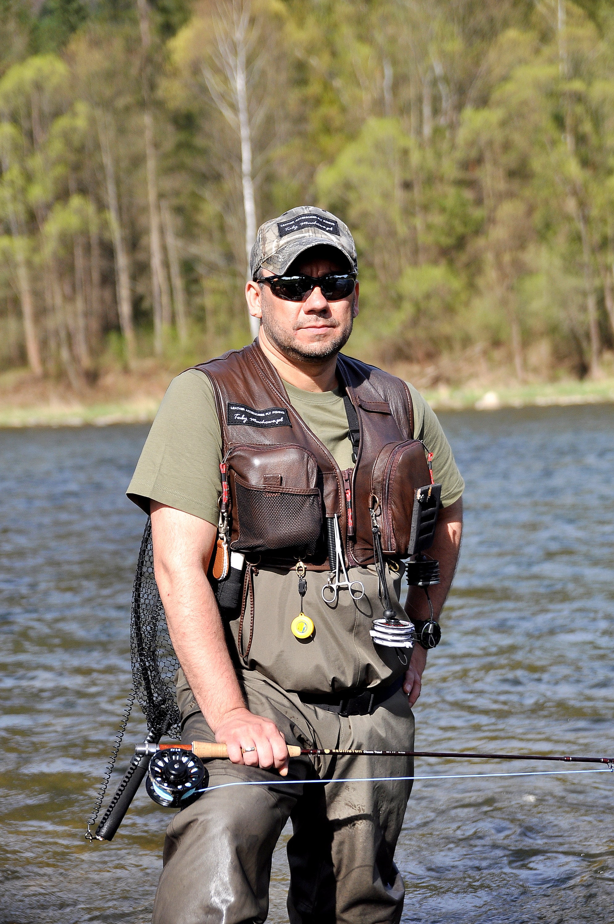 Fishing Vest R1. Professional Fly Fishing Vest,fly Fishing Accessories, fishing ,gift,hand Made,genuine Leather,vest,fishing Clothes,orginal 