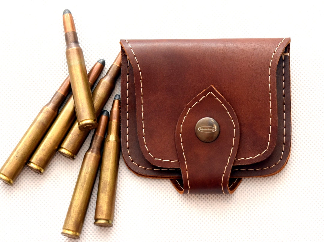 Leather Pouch for Hunting Ammunition. Hunting Pouch,hunting,hunting  Strip,hunting Belt,hunting Accessories,hunter,gift,handmade,orginal -   Finland