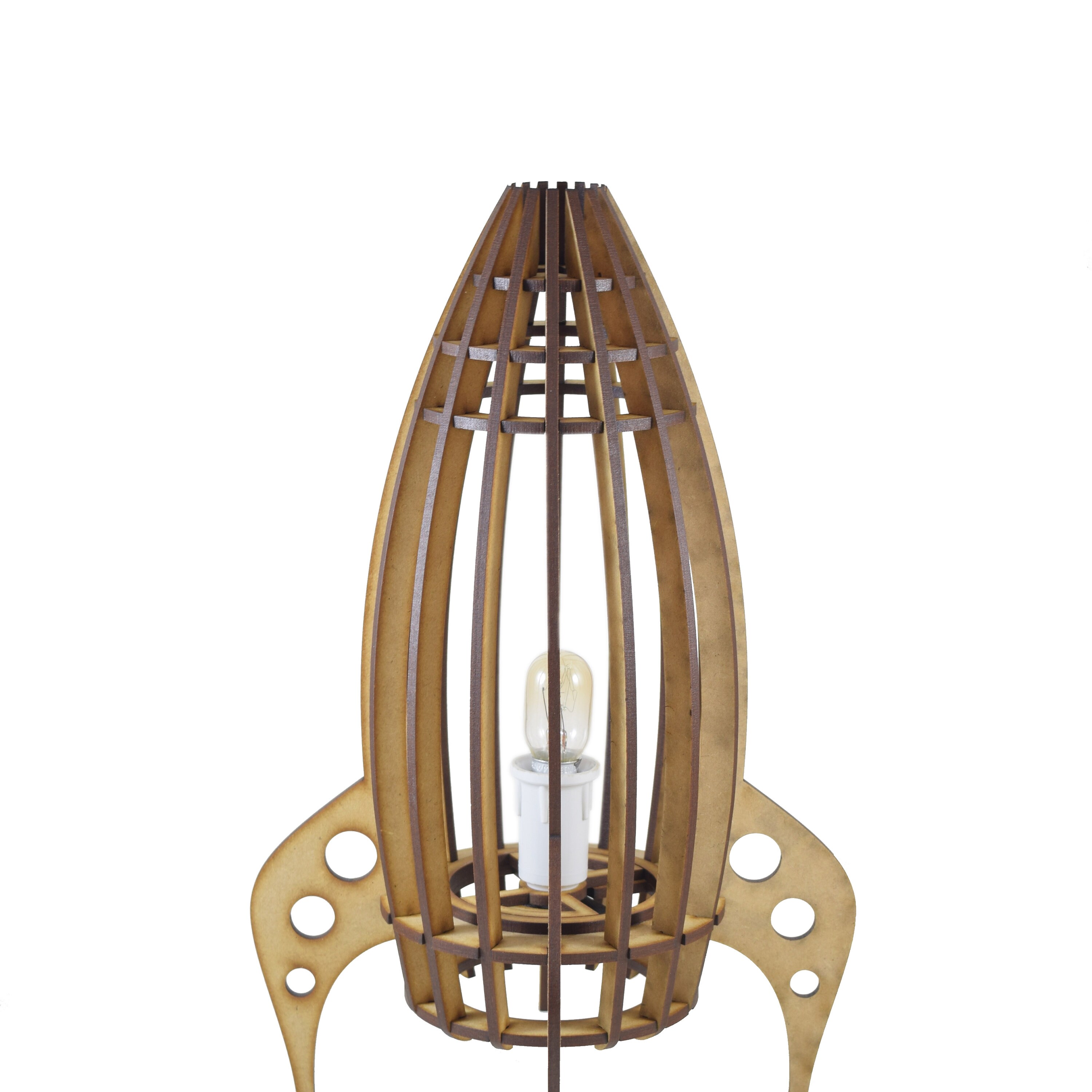 Rocket Lamp. Corte láser. Archivo Digital, DXF, SLDPRT - Etsy España