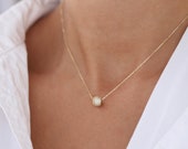 ネックレス・ペンダント roaju Mix ball point necklace 5BNY844 Tilda's Bow Double Strand Round Diamond Necklace, White Gold