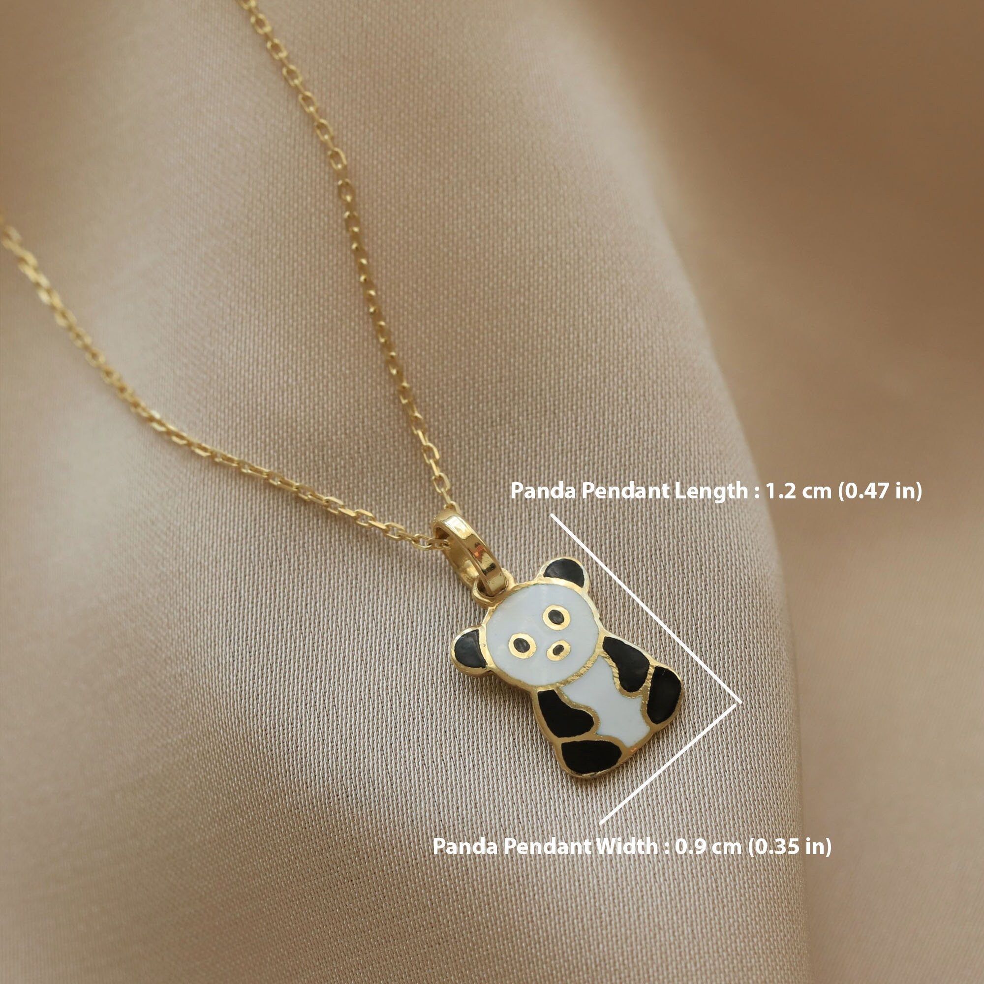 Buy Ladies Panda Necklace, Panda Charm, Panda Jewelry, Panda Pendant, Panda  Necklace, Gold Filled Panda Necklace, Gifts for Panda Lovers Online in  India - Etsy