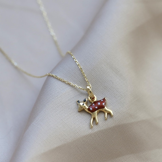 Gazelle Necklace - Red Gazelle Necklace - Red