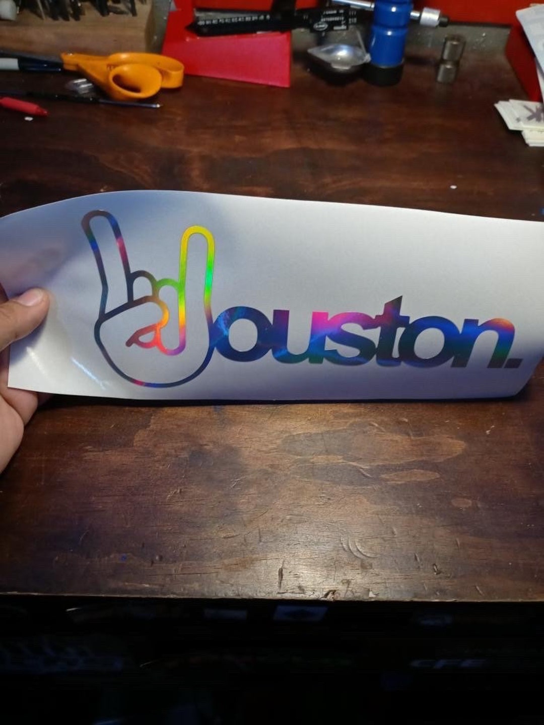 Houston Decal Etsy