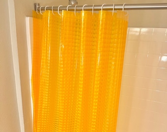 Orange Boho Shower Curtains- Orange- Room Decor- Shower Curtains- Boho Decor-    Halloween Home Decor- Curtain- Bathroom Decor- Bathroom Art