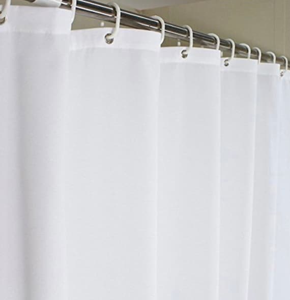 Extra Long White Luxury Shower Curtains Custom Curtains Shower