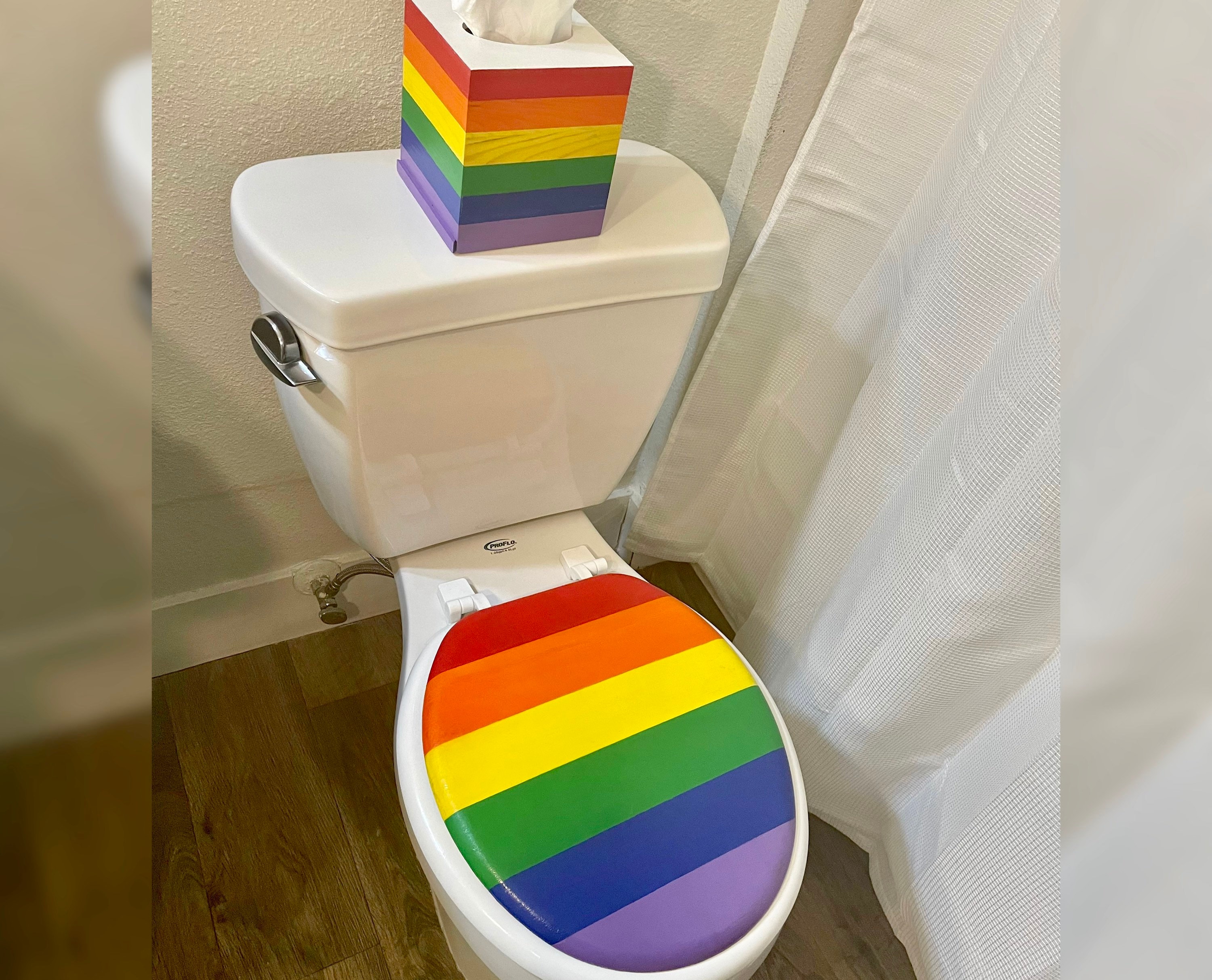 Rainbow Bathroom