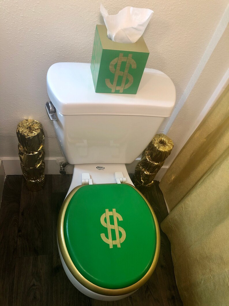 The Money Toilet Seat Etsy