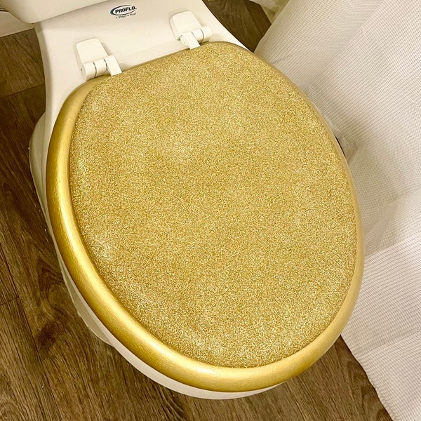 Glitter Toilet Seat Etsy