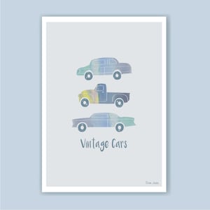 POSTER AUTO BLU A3 e A4