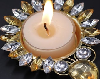 Diwali Bulk tealight candles holders with box |Diwali Diya| Diwali decoration| Diwali Gifts favors| Diwali lights lamp luminary|Diwali metal