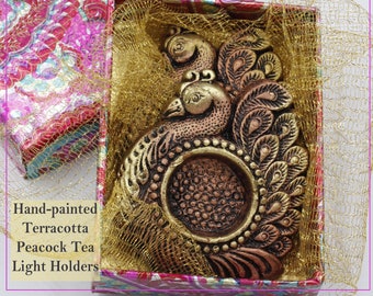 Diwali Diya | Terracotta Tealight Holder set | Diwali Favour | Diwali gift box