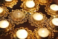 100 Pc. Floating Diwali Tealight Candle Holder | Diwali gifts bulk | Bridal Shower Favors | Floating Rangoli Diya | India Floating Candles