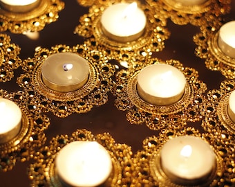 100 Pc. Floating Diwali Tealight Candle Holder | Diwali Diya | Diwali Lamp