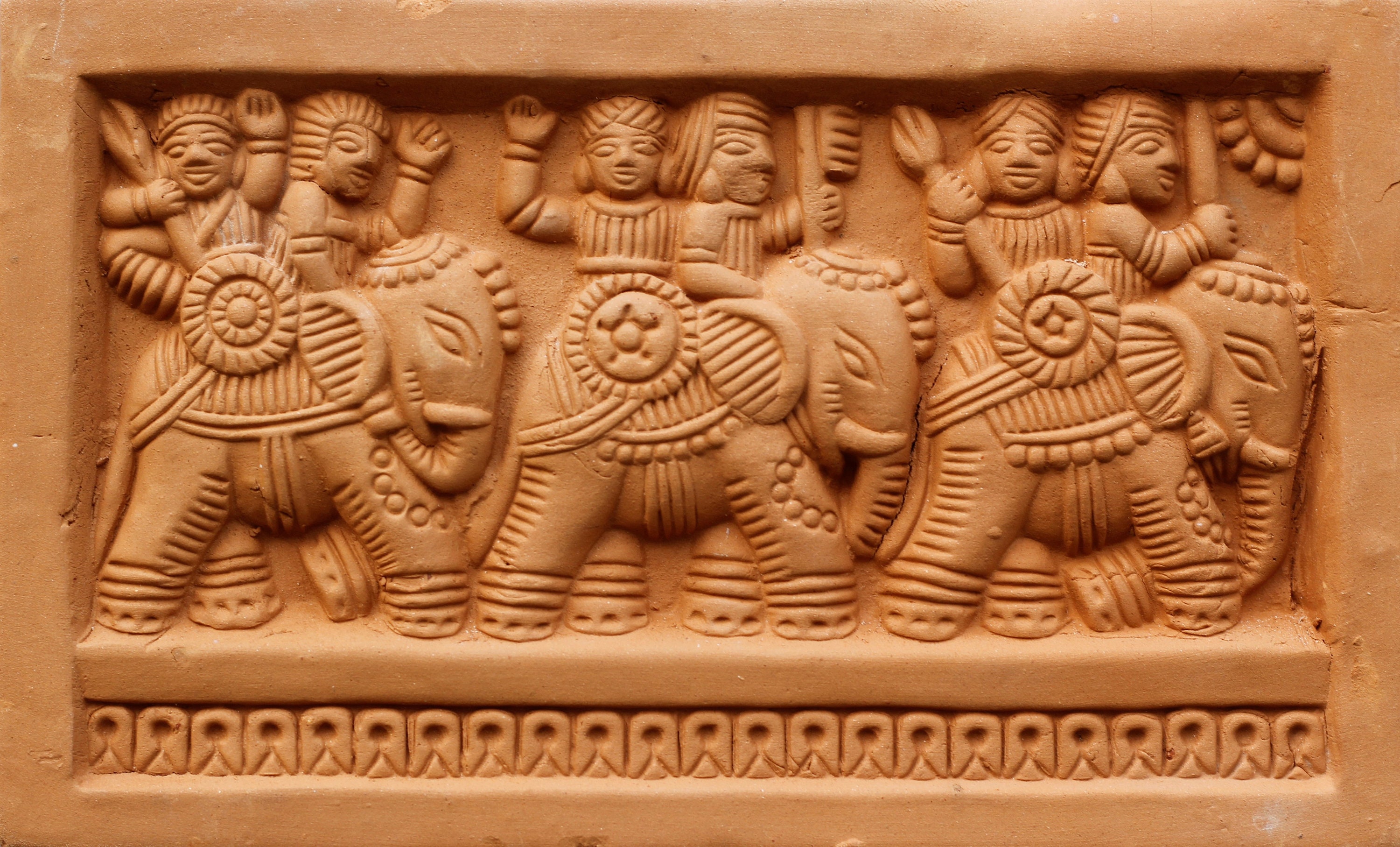 Terracotta Clay Wall Art Wall Hanging Indian Living Room Etsy India