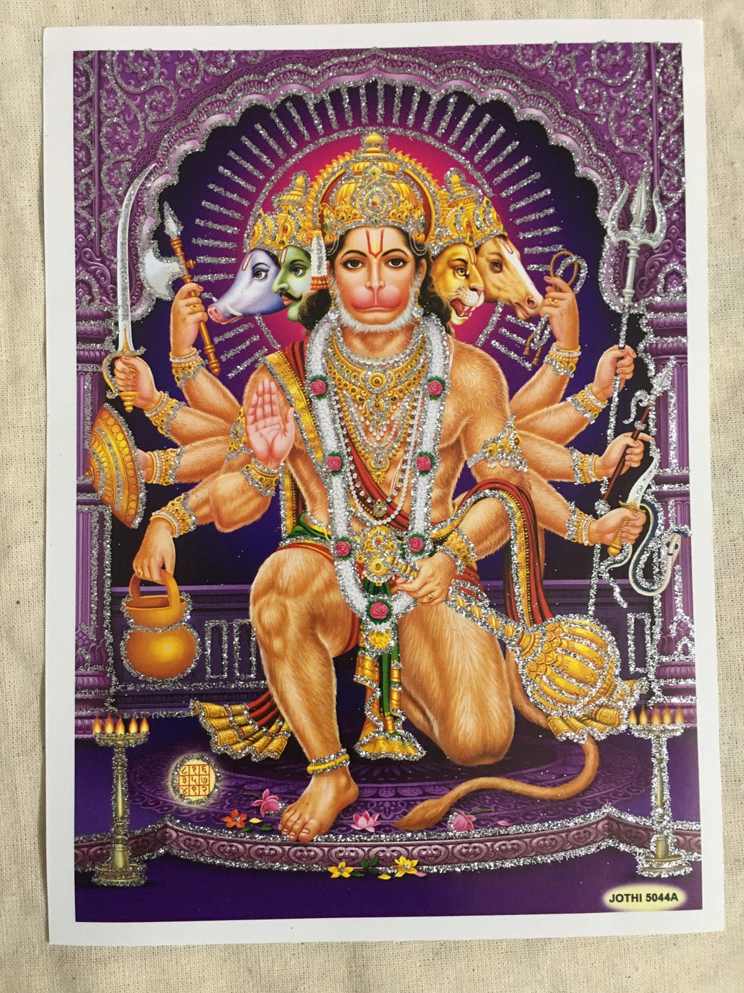 Buy Panchmukhi Hanuman Ji/bajrangbali VINTAGE PRINT 7 X5 Inch Online in India - Etsy Buy Panchmukhi Hanuman Ji/bajrangbali VINTAGE PRINT 7 X5 Inch Online in India - Etsy
