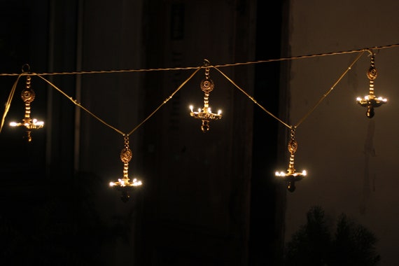 Electric diya for sales mandir