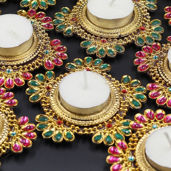 100 Pc. Floating Diwali Tealight Candle Holder | Diwali Diya | Diwali Lamp