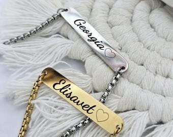 Friendship Bracelet Custom Name Engraved Adjustable , Sister Grandma Auntie Mama Gift Personalized , Name Morse Code memorial bracelet