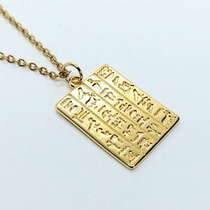 Egyptische ketting, gouden ketting gouden hiërogliefenketting, Egyptische sieraden, statementketting, ketting Egypte, Egyptische hanger