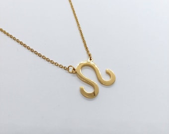 Leo jewelry , leo chain necklace , leo chain necklace , gold zodiac necklace  , leo zodiac necklace , gold filled necklace ,leo pendant gold