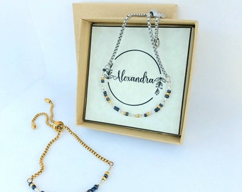 Morse code bracelet custom name bracelet , morse code jewelry , minimalist bracelet , beaded bracelet , morse code jewelry , name bracelet