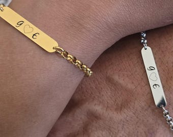 Personalized Couples name Bracelet Engraved , Sister Grandma Auntie Mama Gift Personalized , Name Morse Code memorial bracelet