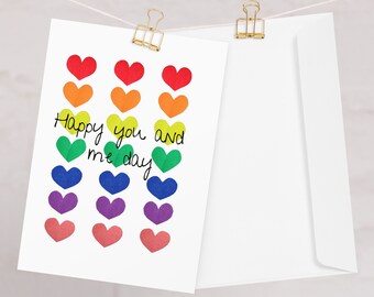 LGBTQ inspired Valentines card