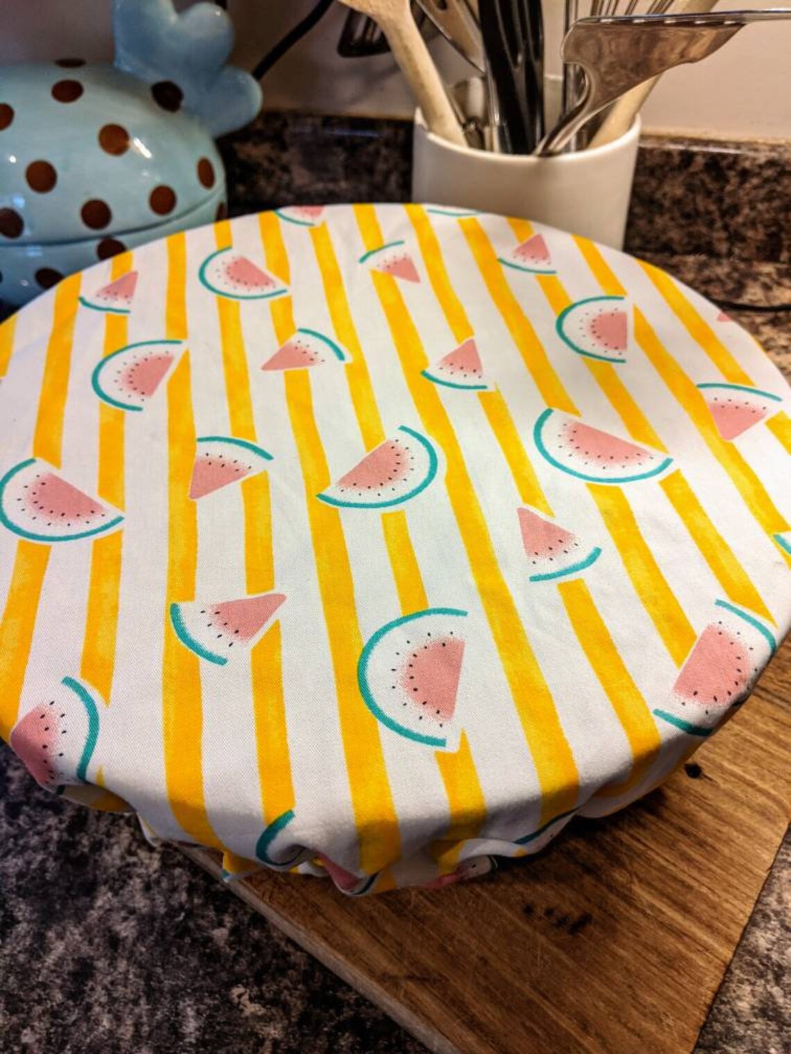 Reusable bowl cover watermelon gifts fruit bowl cover Etsy