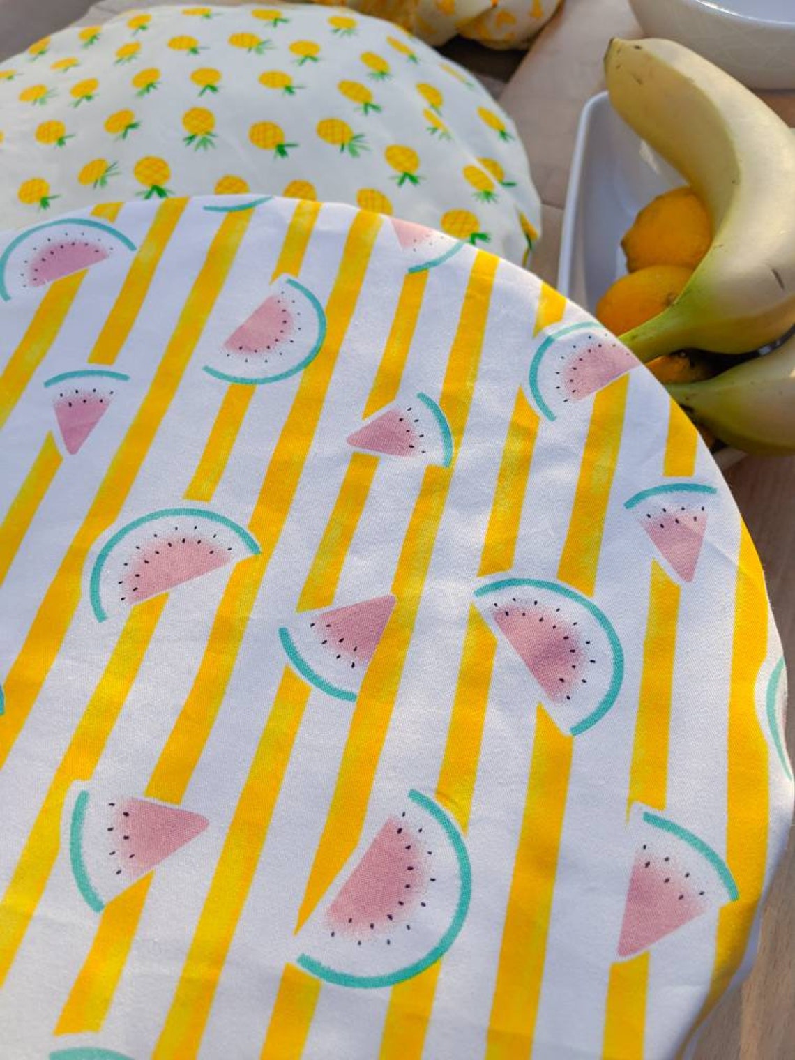 Reusable bowl cover watermelon gifts fruit bowl cover Etsy