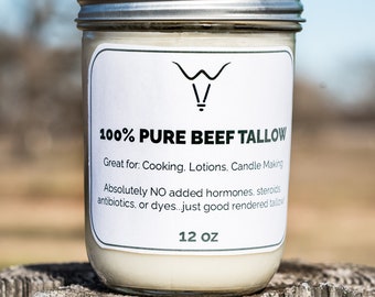 Beef Tallow Pint Jar