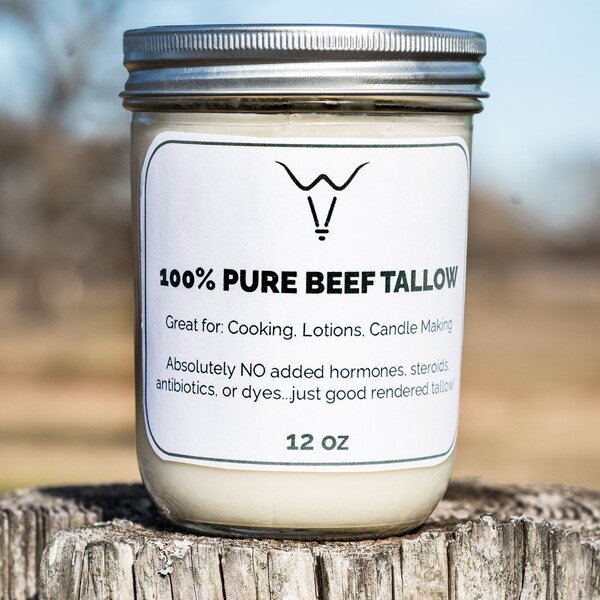 Beef Tallow Pint Jar