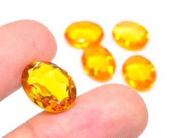 Amber Loose Gemstone Oval Cut Cabochon 1A Quality 11x9mm TGW 1.45 cts.