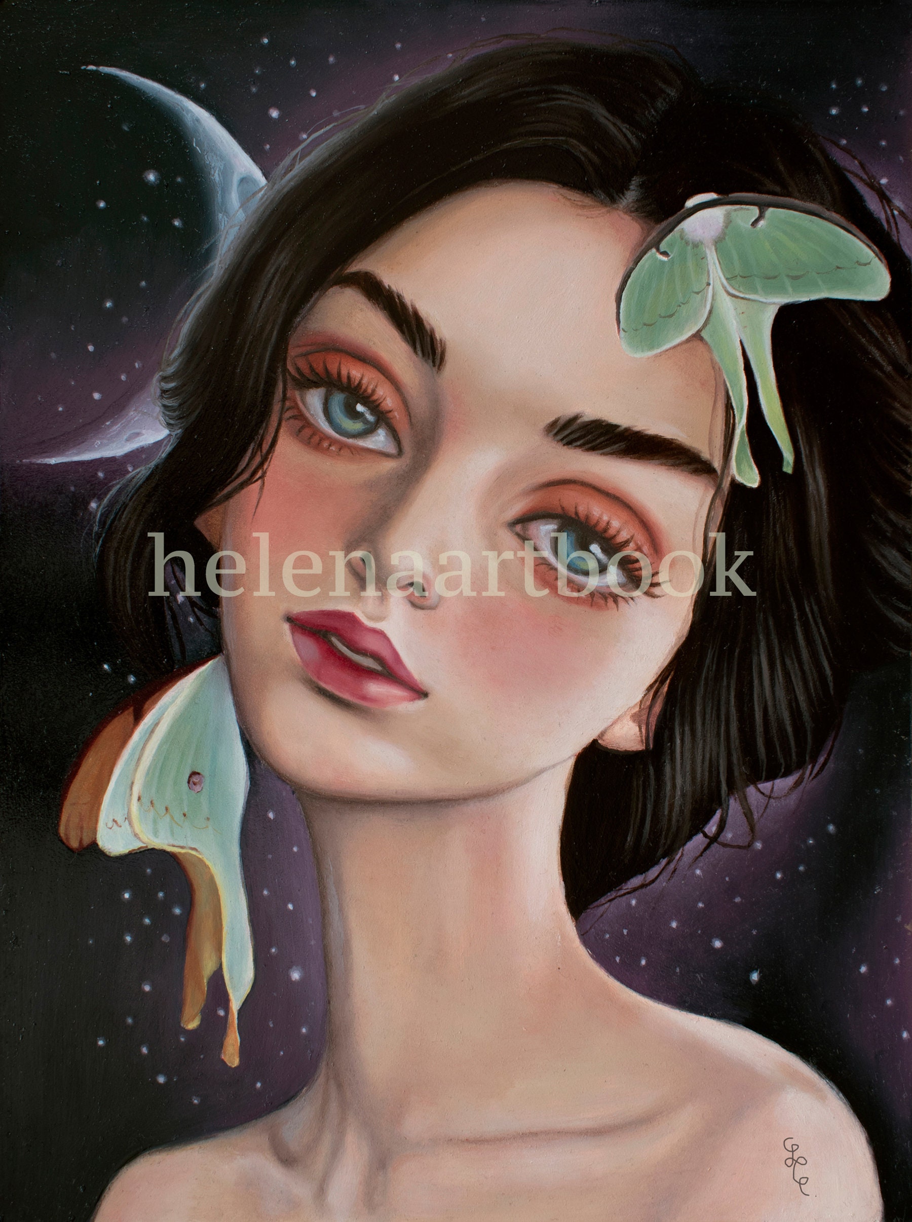 Framed Art Print of Oil Painting Dreams That Are Keeping Me Etsy