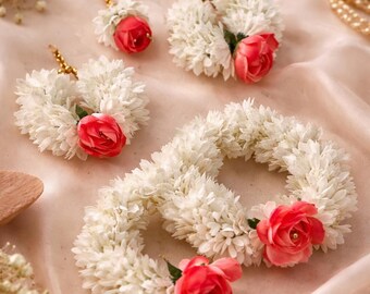 Mogra White Gajra,reusable Gajra, Artificial Gajra for Hair  display picture 2
