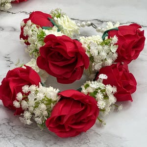 Wedding Gajra, Nikkah Gajra, Hand Gajra, Nikkah Bracelet, Indian Bride Gajra, Flower Gajra, Mayun Gajra, Bridesmaid Bracelet, White Gajras