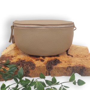 Brown Italian Leather Hip Bag | Bum Bag | Women&#39;s Leather Crossbody Bag | Bum Bag | Fanny Pack