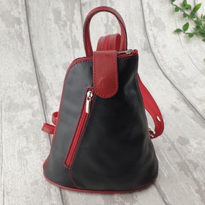 Mini outlet backpack red
