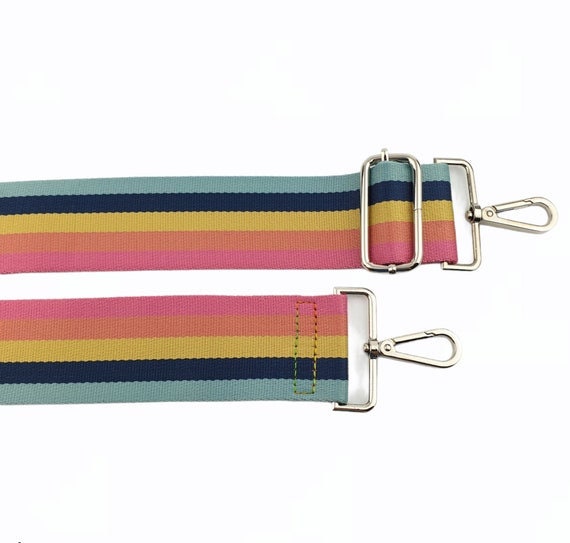New Adjustable Bag Strap Bag Part Accessories for Handbags Leather Belt  Wide Rainbow Shoulder Strap Replacement Purse Strap for Bag