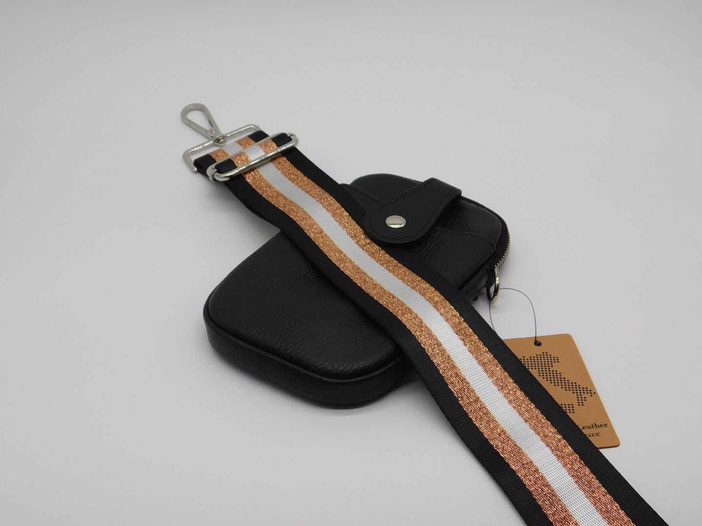 Black Crossbody Leather Phone Bag/pouch - Etsy