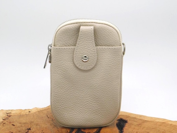 Borsa A Tracolla Per Telefono Fino A 6,5 Pollici | Porta Smartphone Unisex In Nylon Grigio