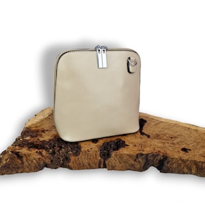 Sac à bandoulière crème blanc cassé | Joli petit sac crème | Sangle en option