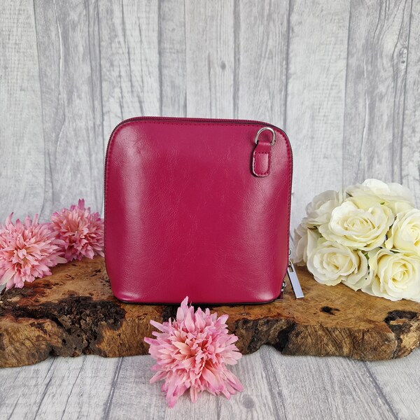 cerise pink shoes and bag