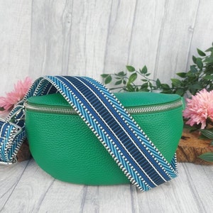 Blue Aztec Patterned Bag Strap | Detachable Bag Strap | Handbag Straps | Attachable Shoulder Straps for Handbags | Replacement Bag Straps