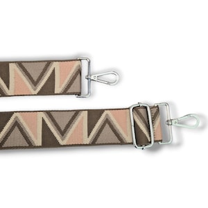 Geometric Woven Detachable Bag Strap | Handbag Straps | Attachable Shoulder Straps for Handbags | Replacement Bag Straps Camera Strap