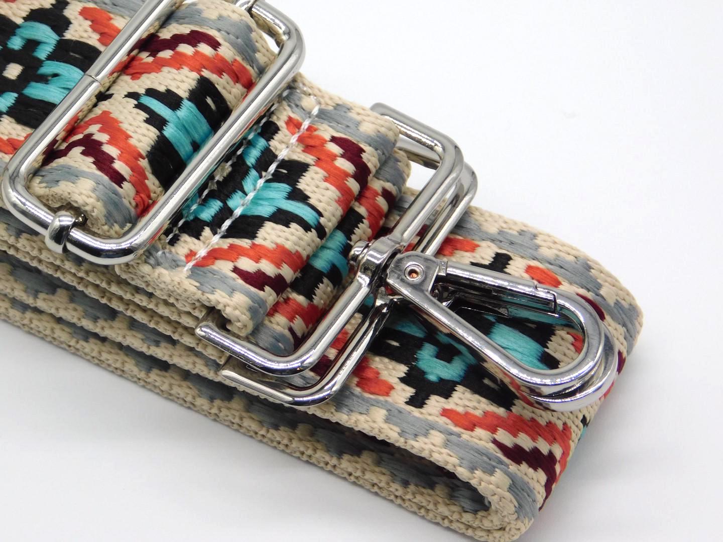 UNNI Geometric Handbag Strap Geometric Woven Bag Strap: Adjustable Handbag Shoulder Strap  main image 2