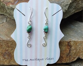 Sterling Silver Turquoise Earrings