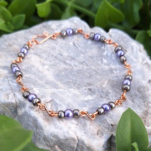 Copper Beaded Bracelet