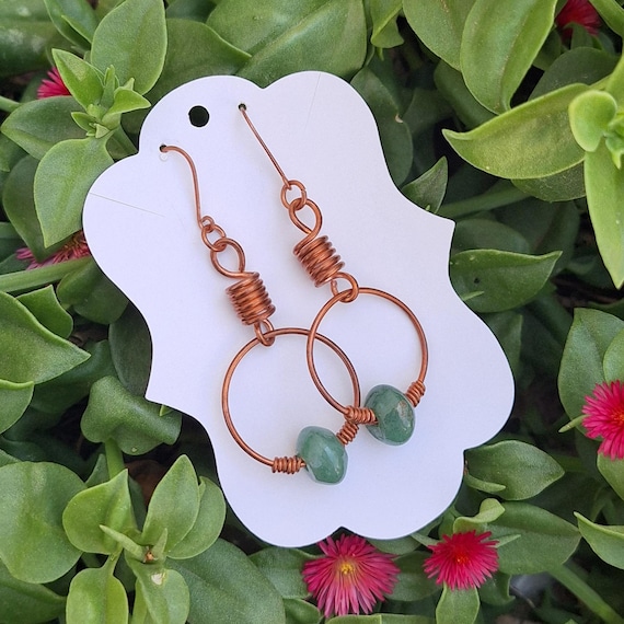 Copper Aventurine Earrings