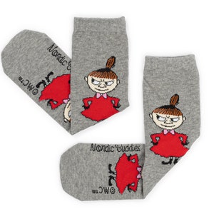 Calcetines Moomin para mujer - Little My y Grey