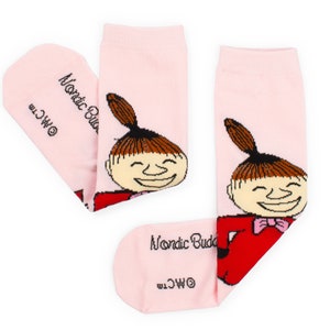 Moomin Socks for Women - Little My & Baby Pink